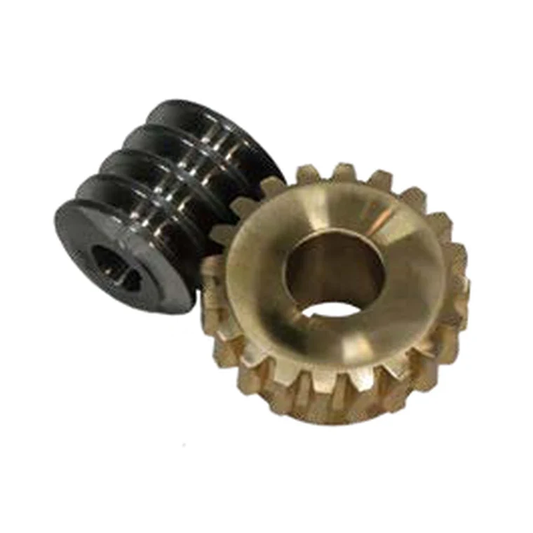 Custom worm and worm wheel set